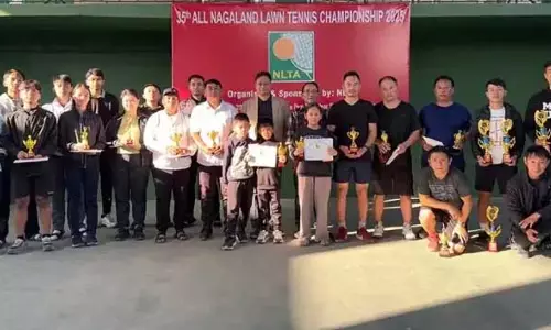 ऑल Nagaland लॉन टेनिस चैंपियनशिप का समापन