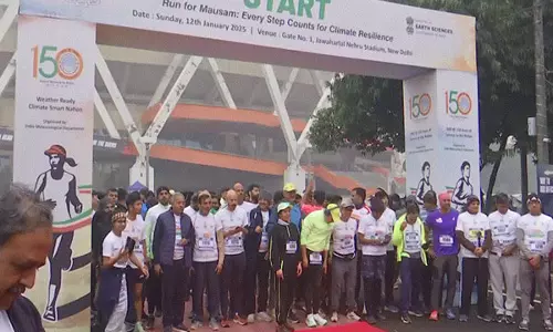 IMD ने अपने 150वें वर्ष के जश्न से पहले रन फॉर मौसम मैराथन का आयोजन किया