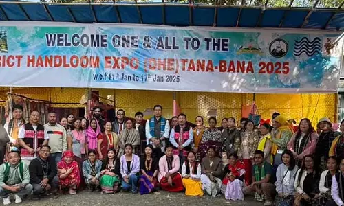 Arunachal : जिला हथकरघा एक्सपो ताना बाना 2025 तेजू में शुरू