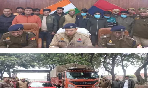 लहसुन का कैंटर लूटने वाले चार गिरफ्तार, माल बरामद, चौंकाने वाला खुलासा हुआ लहसुन का कैंटर लूटने वाले चार गिरफ्तार, माल बरामद, चौंकाने वाला खुलासा हुआ