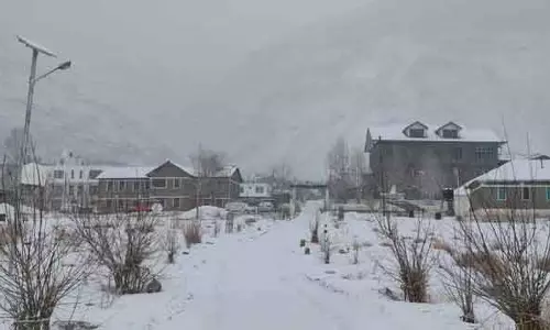 Lahaul-Spiti में ताजा बर्फबारी से सामान्य जनजीवन प्रभावित, पर्यटकों के लिए एडवाइजरी जारी Lahaul-Spiti में ताजा बर्फबारी से सामान्य जनजीवन प्रभावित, पर्यटकों के लिए एडवाइजरी जारी