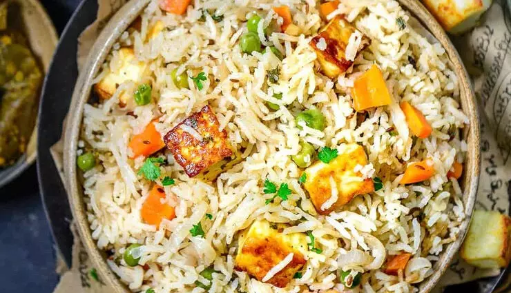 Paneer Pulao :  रात के खाने के लिए एक स्वादिष्ट व्यंजन