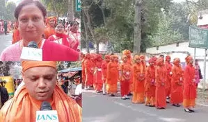 पश्चिम बंगाल : विवेकानंद जयंती पर बैरकपुर में भव्य रैली का आयोजन