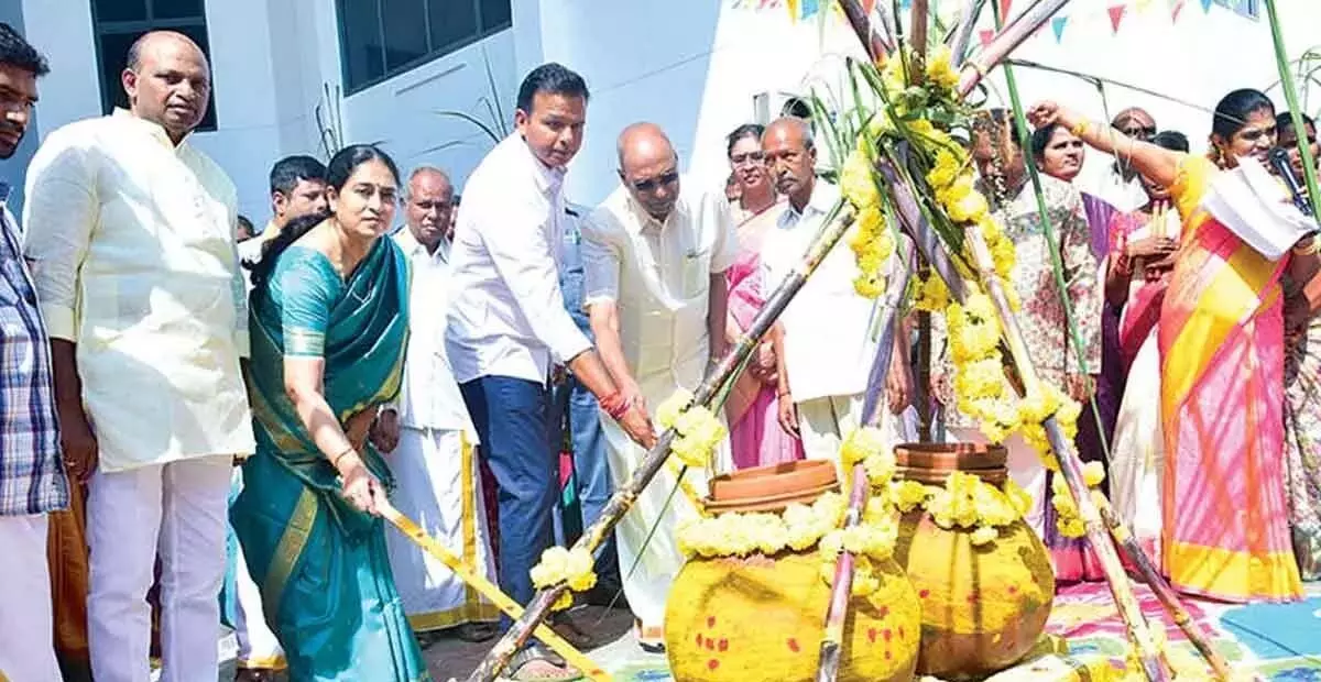 Andhra: आरएएसएस सेवा निलयम में संक्रांति समारोह आयोजित किया गया