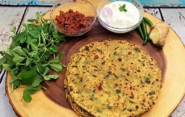 methi paratha:अब घर पर बनाएं रेस्टोरेंट स्टाइल मेथी पराठा