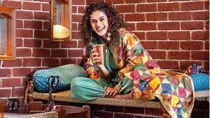 Taapsee Pannu ने गांधारी के सेट पर लोहड़ी मनाई