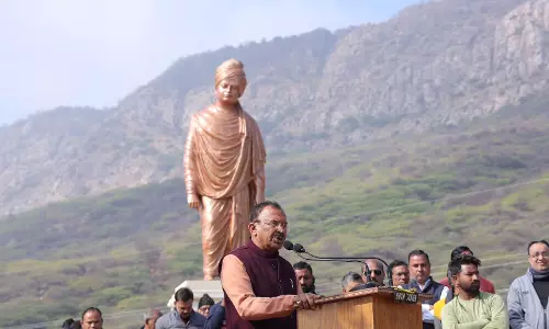 Jaipur: विधानसभा अध्यक्ष ने किया स्वामी विवेकानन्द की 13 फीट ऊंची प्रतिमा का अनावरण
