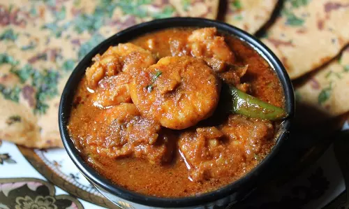 मसालेदार केरल झींगा करी रेसिपी