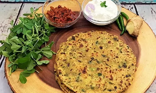 methi paratha:अब घर पर बनाएं रेस्टोरेंट स्टाइल मेथी पराठा methi paratha:अब घर पर बनाएं रेस्टोरेंट स्टाइल मेथी पराठा