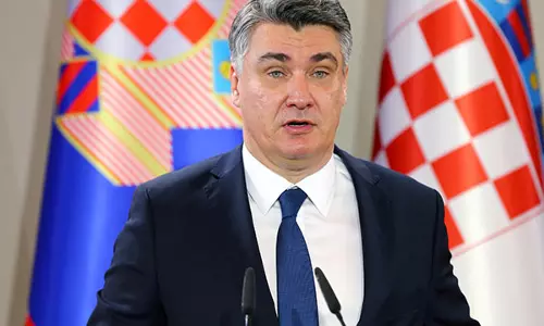 Croatian President Milanovic ने लगभग 74 प्रतिशत वोटों के साथ फिर से चुनाव जीता Croatian President Milanovic ने लगभग 74 प्रतिशत वोटों के साथ फिर से चुनाव जीता