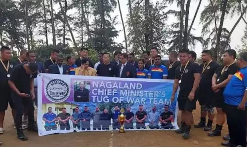 Nagaland ने राष्ट्रीय रस्साकशी प्रतियोगिता में रजत पदक जीता Nagaland ने राष्ट्रीय रस्साकशी प्रतियोगिता में रजत पदक जीता