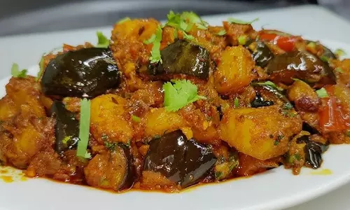 बैंगन और आलू करी रेसिपी