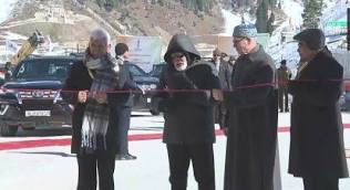 PM Modi ने सोनमर्ग में जेड-मोड़ सुरंग का किया उद्घाटन