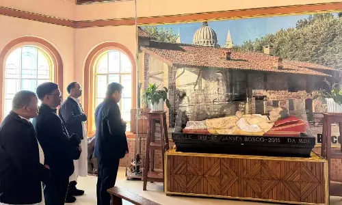 Meghalaya के मुख्यमंत्री ने सोहरा में सेंट जॉन बोस्को में प्रार्थना की