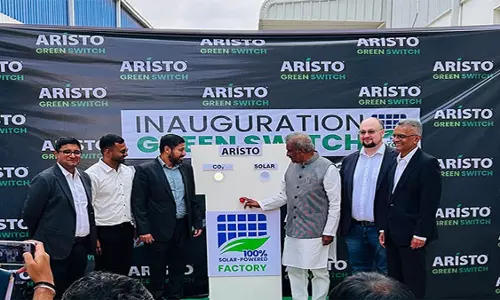 Aristo India ने बैंगलोर में 100% सौर ऊर्जा संचालित सुविधा शुरू की