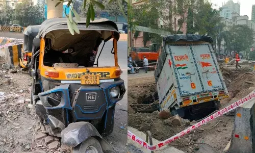 नाबालिग चालक के टेंपो पर नियंत्रण खो देने से दो रिक्शाओं में टक्कर हो गई