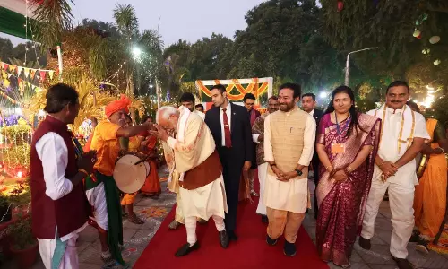 जी. किशन रेड्डी गारू के निवास पर संक्रांति और पोंगल समारोह में शामिल हुए PM मोदी