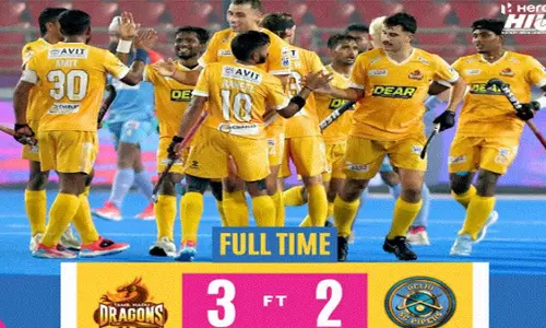 तमिलनाडु ड्रैगन्स ने दिल्ली SG पाइपर्स पर 3-2 से रोमांचक जीत हासिल की तमिलनाडु ड्रैगन्स ने दिल्ली SG पाइपर्स पर 3-2 से रोमांचक जीत हासिल की