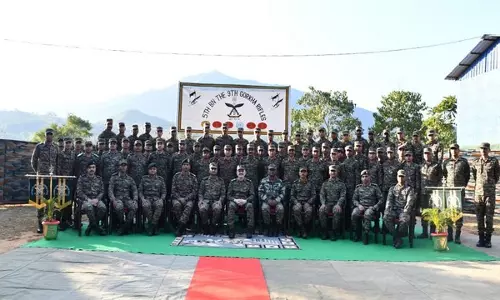 जीओसी स्पीयर कोर ने Manipur में रेड शील्ड डिवीजन का दौरा किया