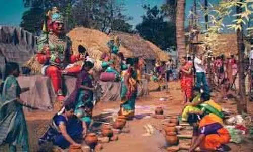 Tamil Nadu कल पोंगल त्यौहार के लिए तैयार Tamil Nadu कल पोंगल त्यौहार के लिए तैयार