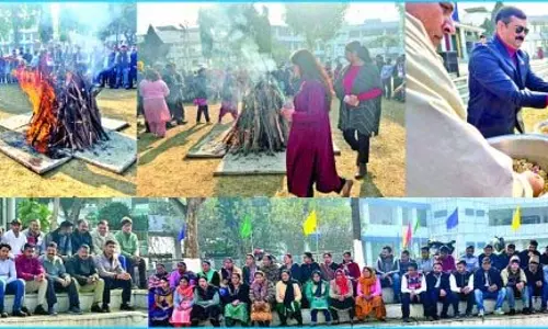 JKPS कुंजवानी में लोहड़ी का त्यौहार बड़े उत्साह-उमंग के साथ मनाया गया