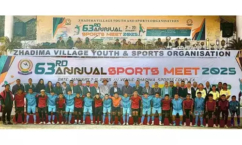 Nagaland : 63वीं झड़ीमा ग्राम युवा एवं खेल संगठन खेल प्रतियोगिता संपन्न Nagaland : 63वीं झड़ीमा ग्राम युवा एवं खेल संगठन खेल प्रतियोगिता संपन्न