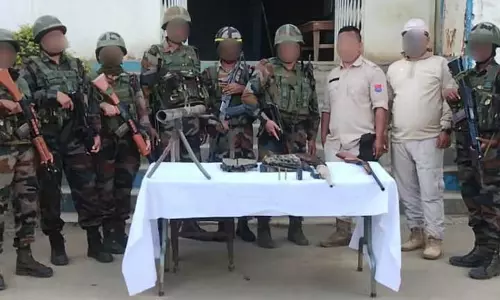 Manipur : सुरक्षा बलों ने राज्य भर में संयुक्त अभियान