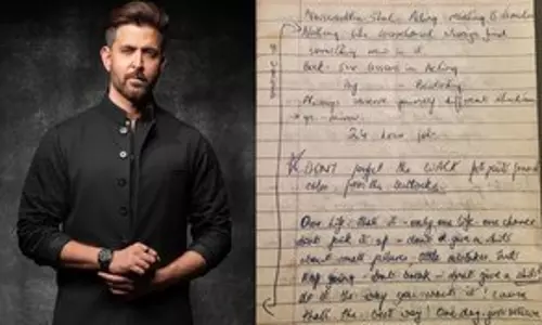 Hrithik Roshan ने ‘कहो ना... प्यार है’ के 25 साल पूरे होने पर अपनी पीली डायरी से गुप्त नोट्स साझा किए