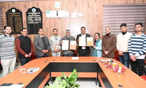 Una स्थित फर्म ने कार्बोनेटेड सेब पेय के प्रौद्योगिकी हस्तांतरण के लिए समझौता किया Una स्थित फर्म ने कार्बोनेटेड सेब पेय के प्रौद्योगिकी हस्तांतरण के लिए समझौता किया