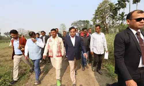 Assam : बड़े पैमाने पर बुनियादी ढांचे के सुधार और भूमि स्वामित्व की घोषणा की