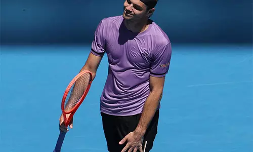 Taylor Fritz लगातार सातवें साल ऑस्ट्रेलियन ओपन के दूसरे दौर में पहुंचीं Taylor Fritz लगातार सातवें साल ऑस्ट्रेलियन ओपन के दूसरे दौर में पहुंचीं