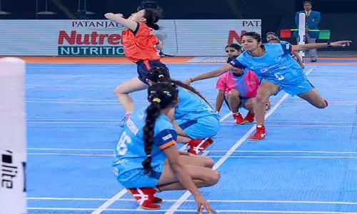 Kho-Kho World Cup में भारतीय महिलाओं ने दक्षिण कोरिया को 175-18 से हराया Kho-Kho World Cup में भारतीय महिलाओं ने दक्षिण कोरिया को 175-18 से हराया