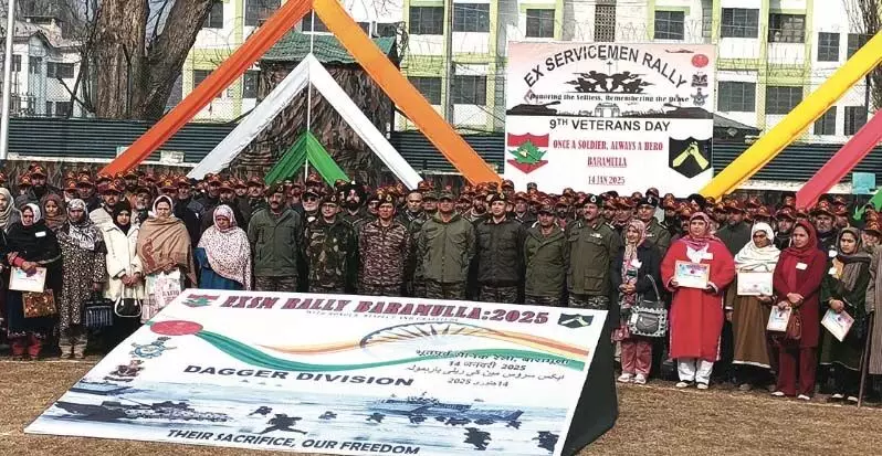 वीरता-पुरानी यादों से ओतप्रोत Baramulla में पूर्व सैनिकों की रैली