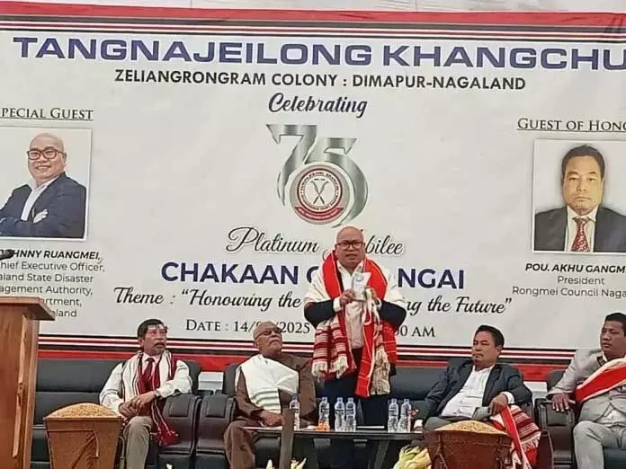 Nagaland :  गान-नगाई की प्लैटिनम जयंती मनाई गई