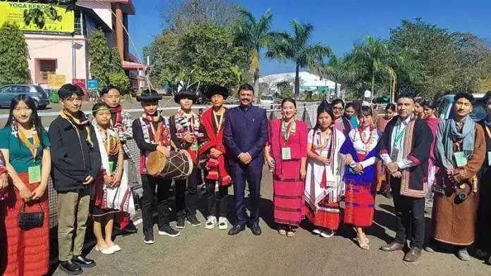 Nagaland के 16 छात्र भोपाल में कला उत्सव में शामिल हुए