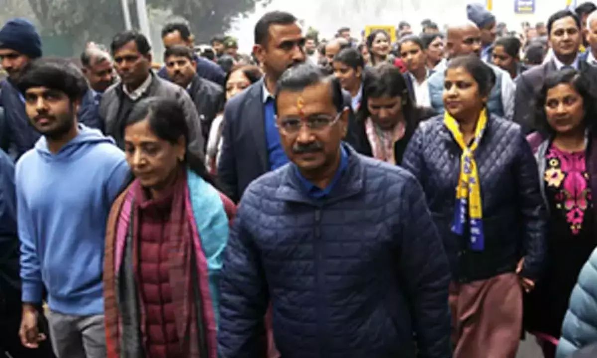 केजरीवाल ने नई दिल्ली विधानसभा क्षेत्र से नामांकन दाखिल किया