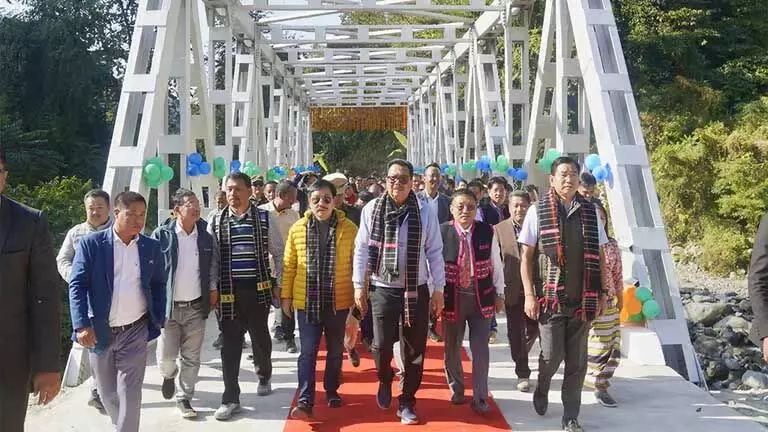 Arunachal : चौना मीन ने पर्यटन और कनेक्टिविटी को बढ़ावा देने के लिए