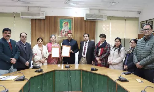 GJUST हिसार ने CBLU भिवानी के साथ समझौता ज्ञापन पर हस्ताक्षर किए