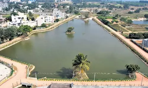 Karnataka: कडुसोन्नापनहल्ली झील का नया रूप Karnataka: कडुसोन्नापनहल्ली झील का नया रूप