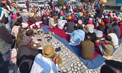 Ganga नहर के पानी की चोरी पर पुलिस की निष्क्रियता के खिलाफ किसानों ने किया प्रदर्शन