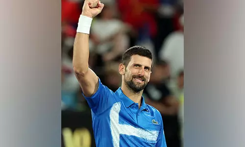 जोकोविच ने Australian Open में दूसरे डेब्यूटेंट को हराकर बढ़त हासिल की