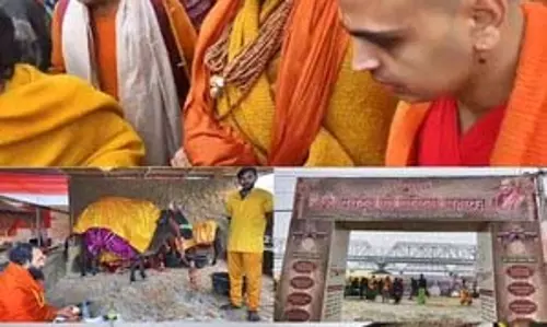 Maha Kumbh: गौ रक्षा-सनातन धर्म को बढ़ावा देने के लिए संतों ने किया यज्ञ
