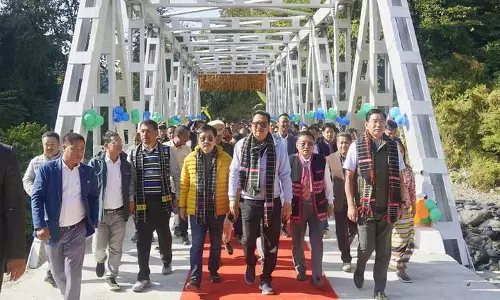 Arunachal : चौना मीन ने पर्यटन और कनेक्टिविटी को बढ़ावा देने के लिए