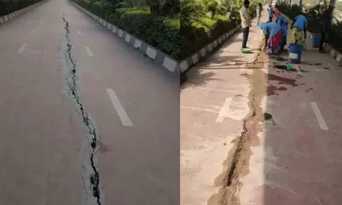 Hyderabad में क्षतिग्रस्त साइकिलिंग ट्रैक की ऑनलाइन अपील के बाद मरम्मत की गई