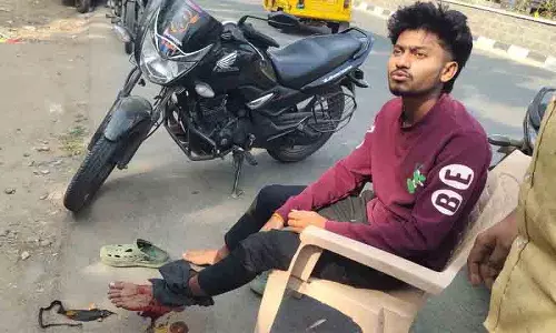 Kothagudem में चाइनीज मांझे से कई लोग घायल