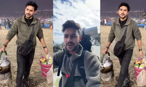 महाकुंभ मेले में ट्रैवल व्लॉगर बना चायवाला, देखें VIDEO... महाकुंभ मेले में ट्रैवल व्लॉगर बना चायवाला, देखें VIDEO...