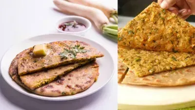 Radish stuffed paratha ऐसे बनायें चटपटी मूली की स्टफिंग