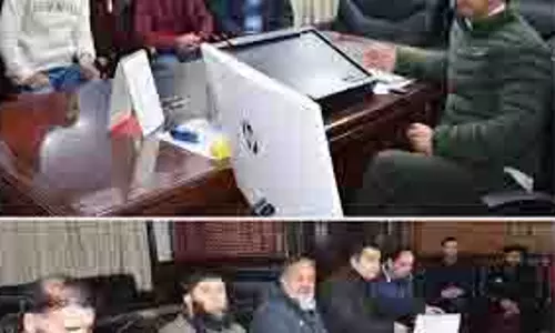 मंडलायुक्त ने परिहासपोरा जलापूर्ति योजना की प्रगति का आकलन किया