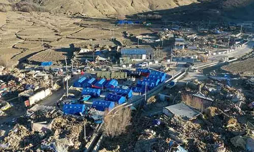 Tibet में भूकंप के कई झटके