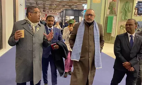 Haryana : फ्रैंकफर्ट टेक्सटाइल मेले में पानीपत के हथकरघों को वैश्विक प्रशंसा मिली Haryana : फ्रैंकफर्ट टेक्सटाइल मेले में पानीपत के हथकरघों को वैश्विक प्रशंसा मिली